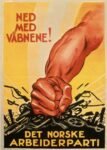 1936 Ned Med Våbnene! Det Norske Arbeiderparti