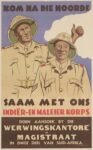 1940 Kom Na Die Noorde. Saam Met Ons. Indier-En Maleier Korps