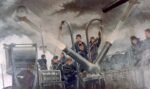1941 Tossing the Cans - Atlantic Patrol by Tom Lea