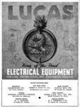 1951 Lucas King of the Road Electrical equipment
