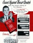 1952 Guard Against Throat-Scratch. Pall Mall