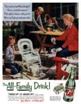 1954 Paint-up time! said Mom, Let-s do it! The All-Family Drink! 7up