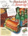 1954 Try a Stackwich with chilled Seven-Up!