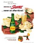 1955 If sweet soft drinks leave you thirsty.... Switch To Squirt ... never an after-thirst!