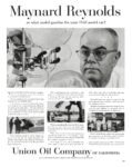 1955 Maynard Reynolds or what model gasoline for you 1958 model car. Union Oil Company Of California