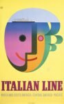1956 Italian Line. North And South America - Central America - Pacific