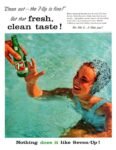 1957 C'mon out - the 7-up is fine! Get that fresh, clean taste! Nothing does it like Seven-Up!