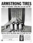 1960 Armstrong Tires 'Ounce of Prevention' Safety Discs can save your life!