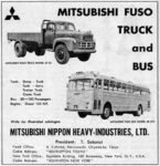 1960 Mitsubishi Fuso Truck and Bus