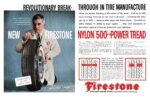 1960 Revolutionary Break - Through In Tire Manufacture. Firestone