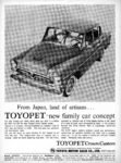1960 Toyopet Crown Custom. From Japan, land of artisans... Toyopet - new family car concept