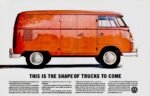 1960 Volkswagen Type 2 Panel Truck. This Is The Shape Of Trucks To Come