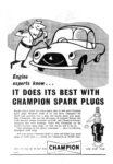 1961 Engine experts know... It Does Its Best With Champion Spark Plugs