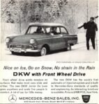 1962 DKW Junior De Luxe. Nice on Ice, Go on Snow, No strain in the Rain
