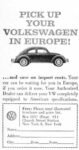 1962 Volkswagen Beetle. Pick Up Your Volkswagen in Europe!