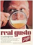 1962 real gusto in a great light beer. Schlitz