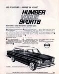 1964 Humber Vogue Sports. Go In Luxury... Arrive In Vogue