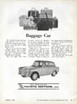 1965 Toyota 700. Baggage Car
