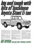 1967 Toyota Stout, big and tough with lots of backbone