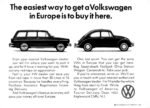 1967 Volkswagen Type 3 station wagon & Type 1 Beetle sedan
