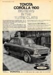 1968 Toyota Corolla. Big News In The 1 Litre Class