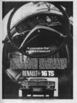 1969 Renault 16 TS. A passion for performance!