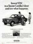 1970 Toyota Corolla. Invest $1726 in a Toyota Corolla 2-door and see what happens
