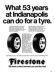 1970 What 53 years at Indianapolis can do for a tyre. Firestone