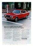 1971 Toyota Corona Mark II Hardtop. First you couldn't find the lighter. Now you can-t ever hear the engine