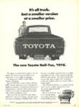 1971 Toyota Hi-Lux Half-Ton. It-s all truck. Just a smaller version at a smaller price