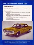 1972 AMC Matador Fare-Master Taxi