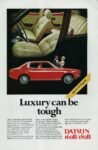 1972 Datsun 160B-180B. Luxury can be tough