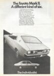 1973 Toyota Corona Mark II. A different kind of six