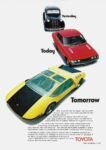 1973 Toyota. Yesterday. Today. Tomorrow