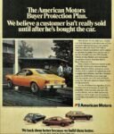 1974 AMC Hornet Hatchback. The American Motors Buyer Protection Plan (2)