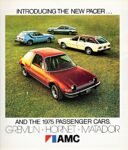 1975 AMC Lineup. Introducing The New Pacer... And The 1975 Passenger Cars