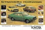 1975 Toyota Corolla. Still one of the world's great bargains