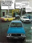 1977 Toyota Corona, After 20 000 km t biggest expenditure on this car was for wheel balancing