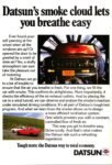 1978 Datsun Violet. Datsun's smoke cloud lets you breathe easy