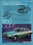 1979 Toyota Corona 5-door. The Car With The Grand Opening