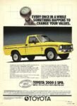 1980 Toyota Hi-Lux 2000 5 SPD. Every Once In A While Something Happens To Change Your Values