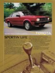 1982 Toyota Corolla Sports Hardtop. Sportin' Life