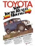 1982 Toyota Land Cruiser LX, Now You-re Really Moving!