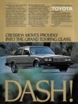 1983 Toyota Cressida Moves Proudly Into The Grand Touring Class. Dash!