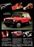 1984 Autobianchi A112 Abarth. Raffinement et brio