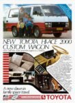 1984 Toyota Hi-Ace 2000 Custom Wagon. A new dawn in family space travel