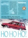 1984 Toyota Tercel 4WD Wagon SR5. The Official Car Of Santa Claus!