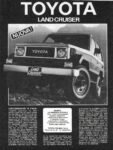 1985 Toyota Land Cruiser. Nuova!