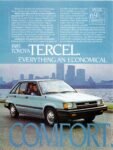 1985 Toyota Tercel. Everything An Economical Comfort