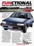 1987 Toyota Tercel. Functional